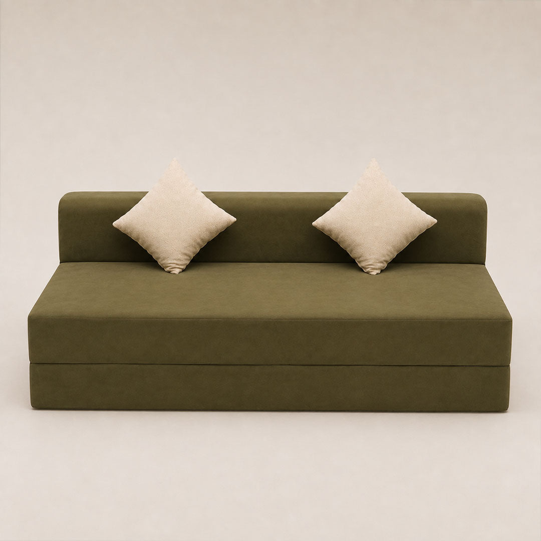 Super Asia Sofa Cum Bed - Velvet