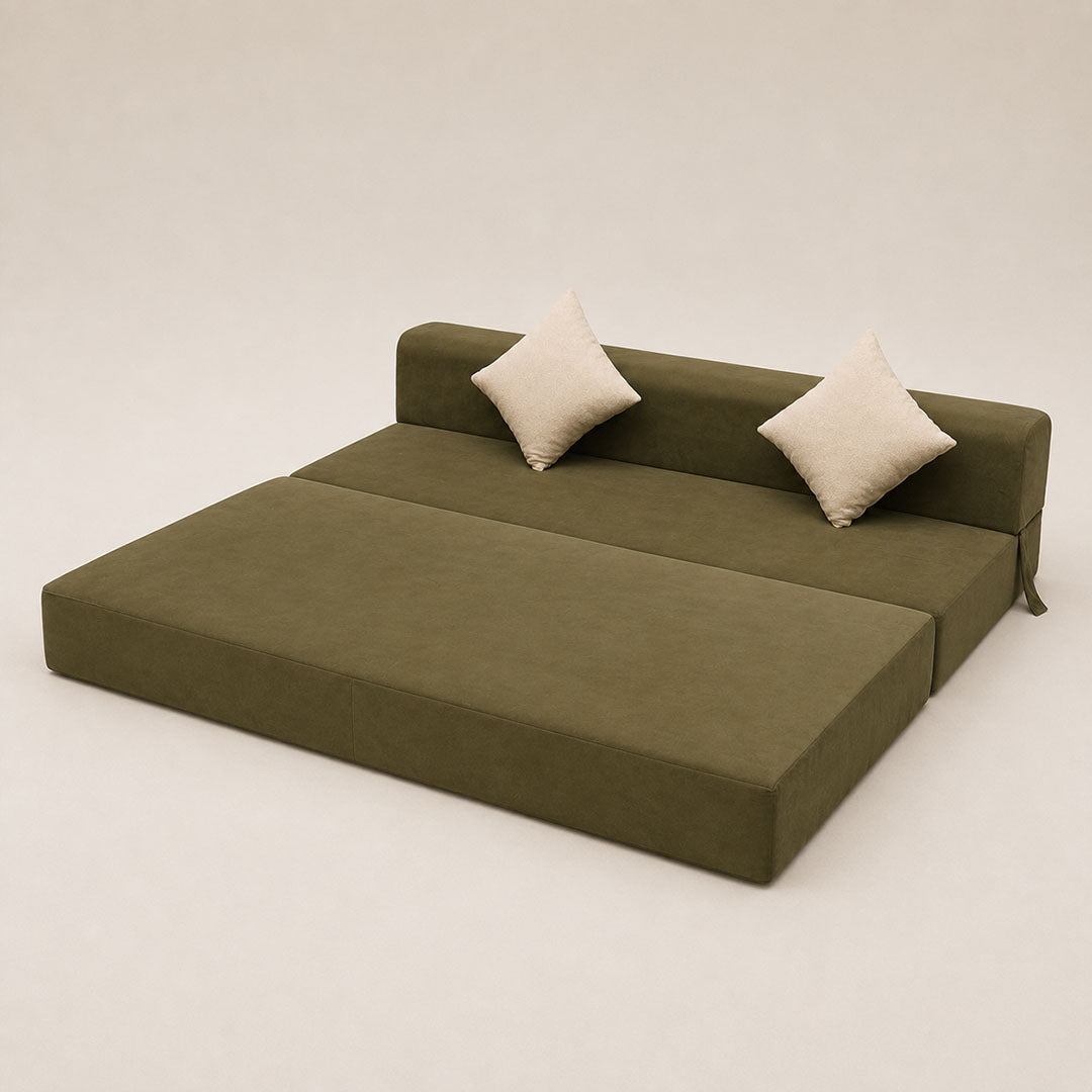 Super Asia Sofa Cum Bed - Velvet
