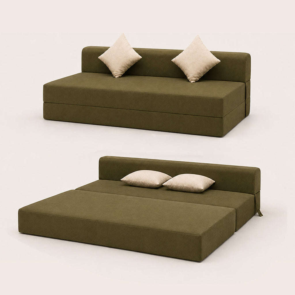 Super Asia Sofa Cum Bed - Velvet